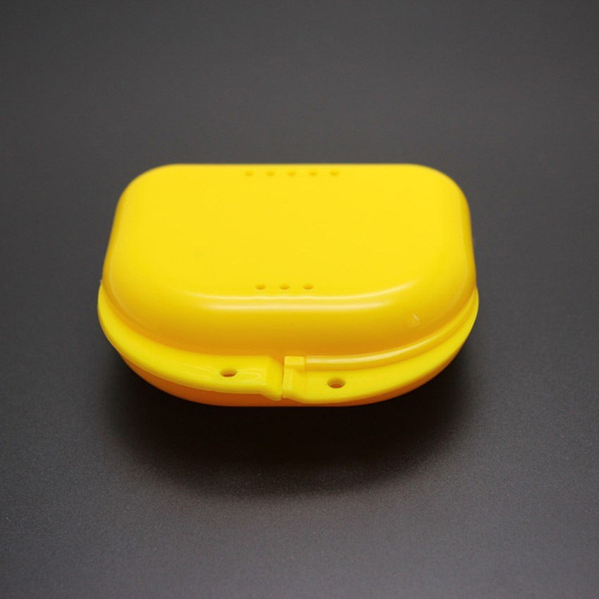 Dental Orthodontic Retainer Box Teeth Denture Storage Case Mouthguard Container