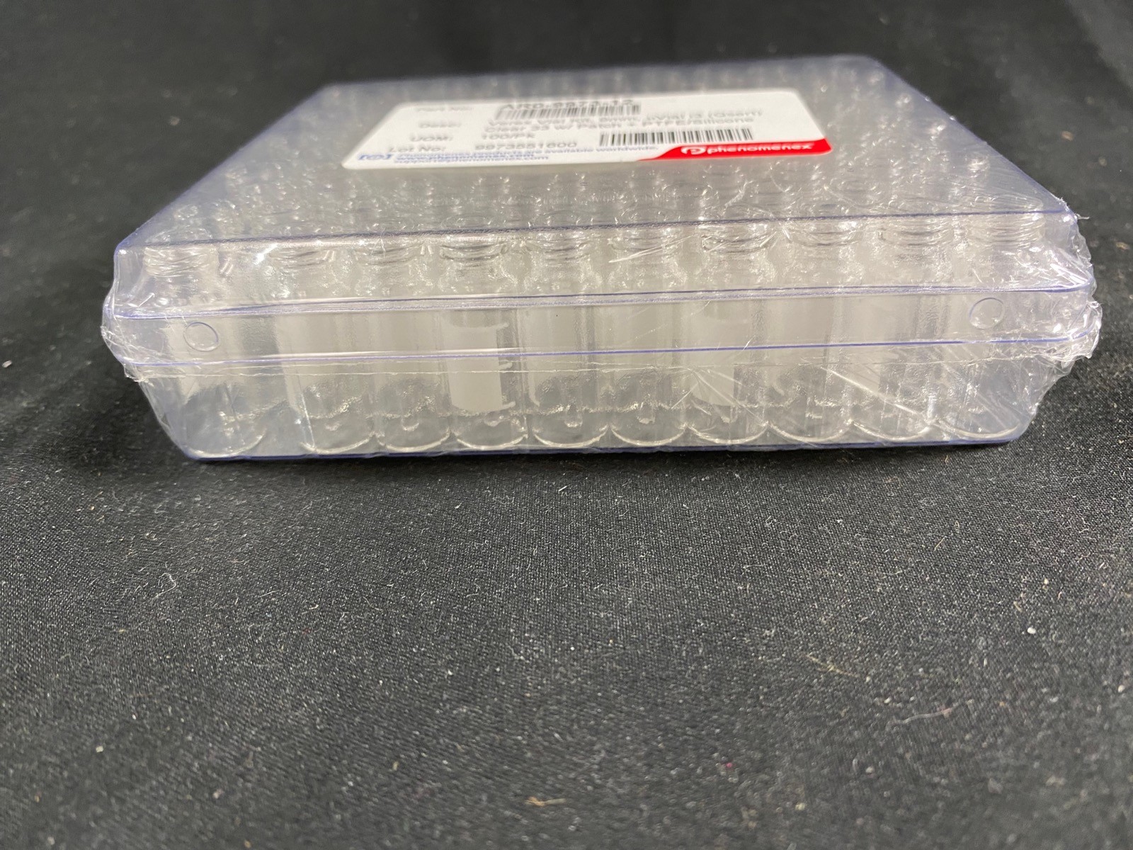 PHENOMENEX Verex Vial Kit 9mm uVial i3 Qsert Patch PTFE/Silicone (100/cs)