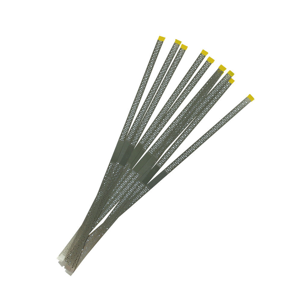 Dental Lab MDT Diamond Double-Sided Perforated 10 Finishing Strips 3.7mm Width