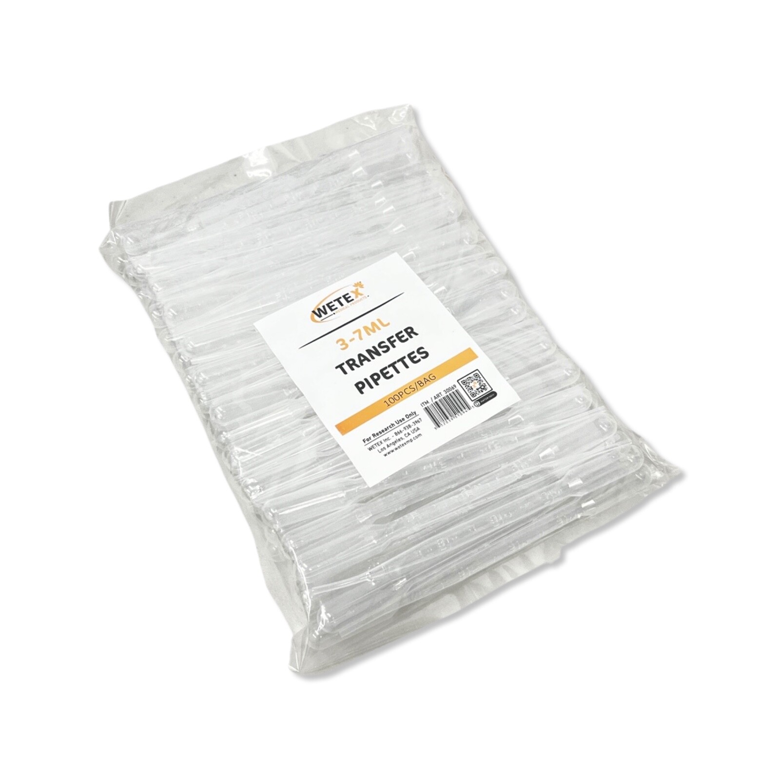 TRANSFER PIPETTES, 3-7ML: CALIBRATED DROPPER FOR SCIENCE LABORATORY, 30069