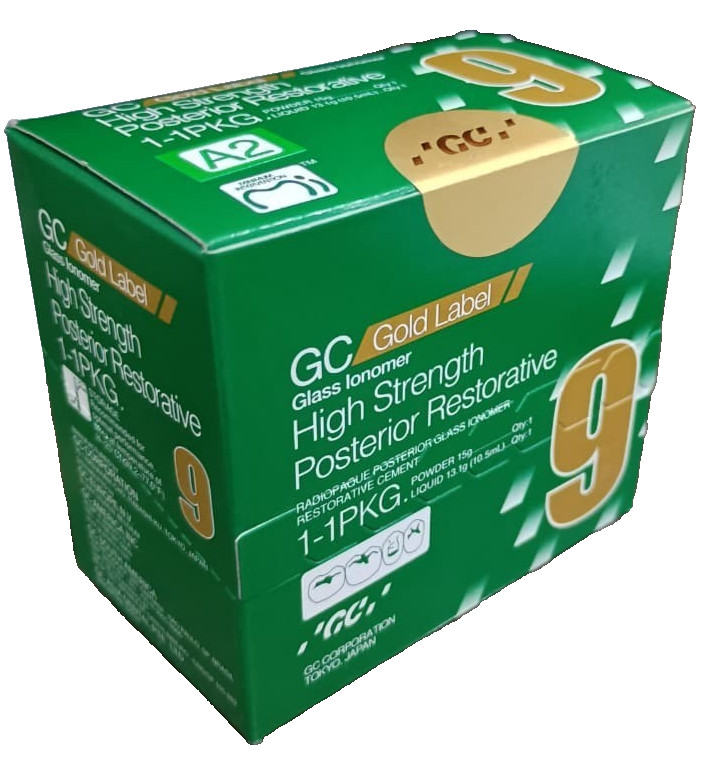 GC Fuji IX Gold Label 9 Posterior Restorative Cement Glass Ionomer Dental