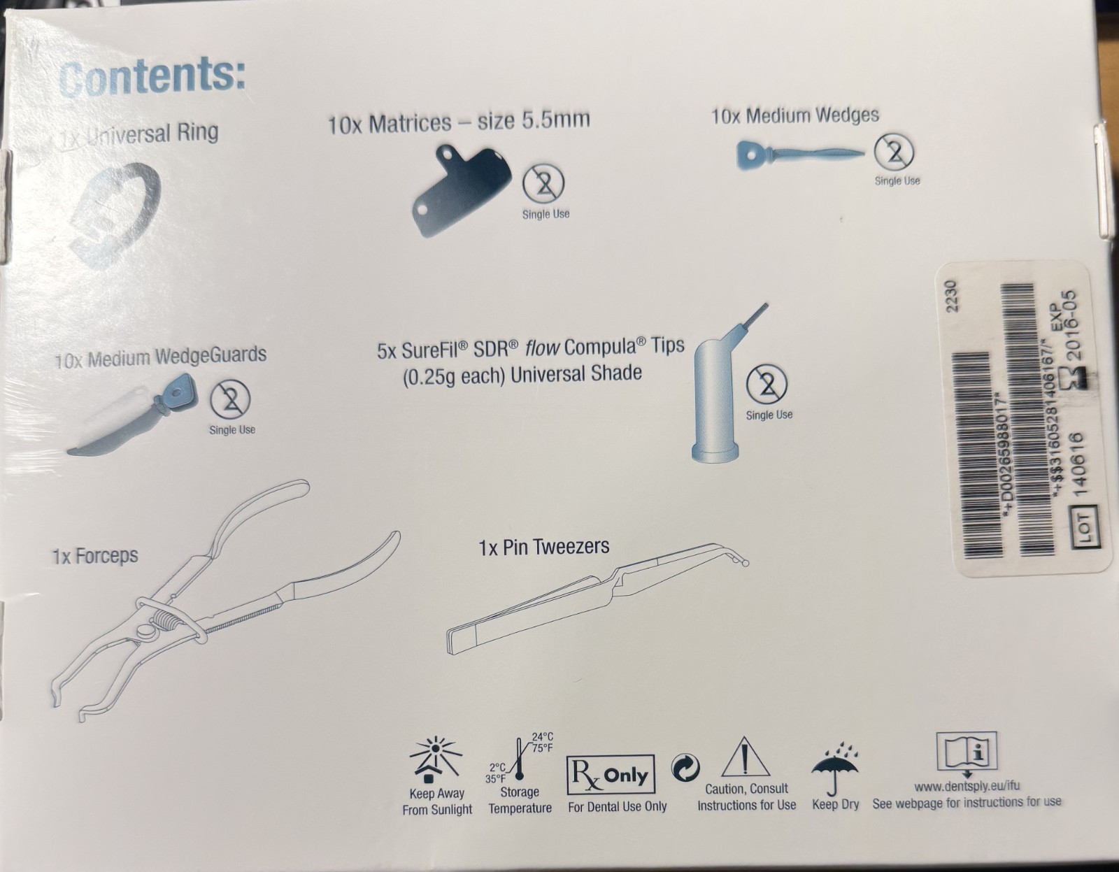 Dentsply Sirona 659880 Palodent Plus Sectional Matrix System Trial Kit