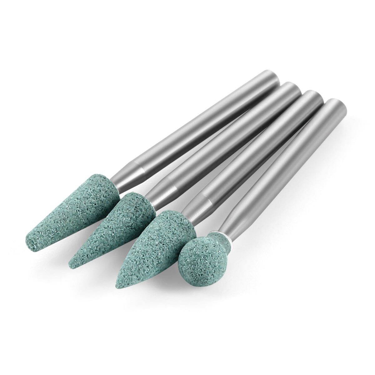 Dental Polishing Burs Porcelain Resin FG Burs Coarse / Fine White/Green Stone
