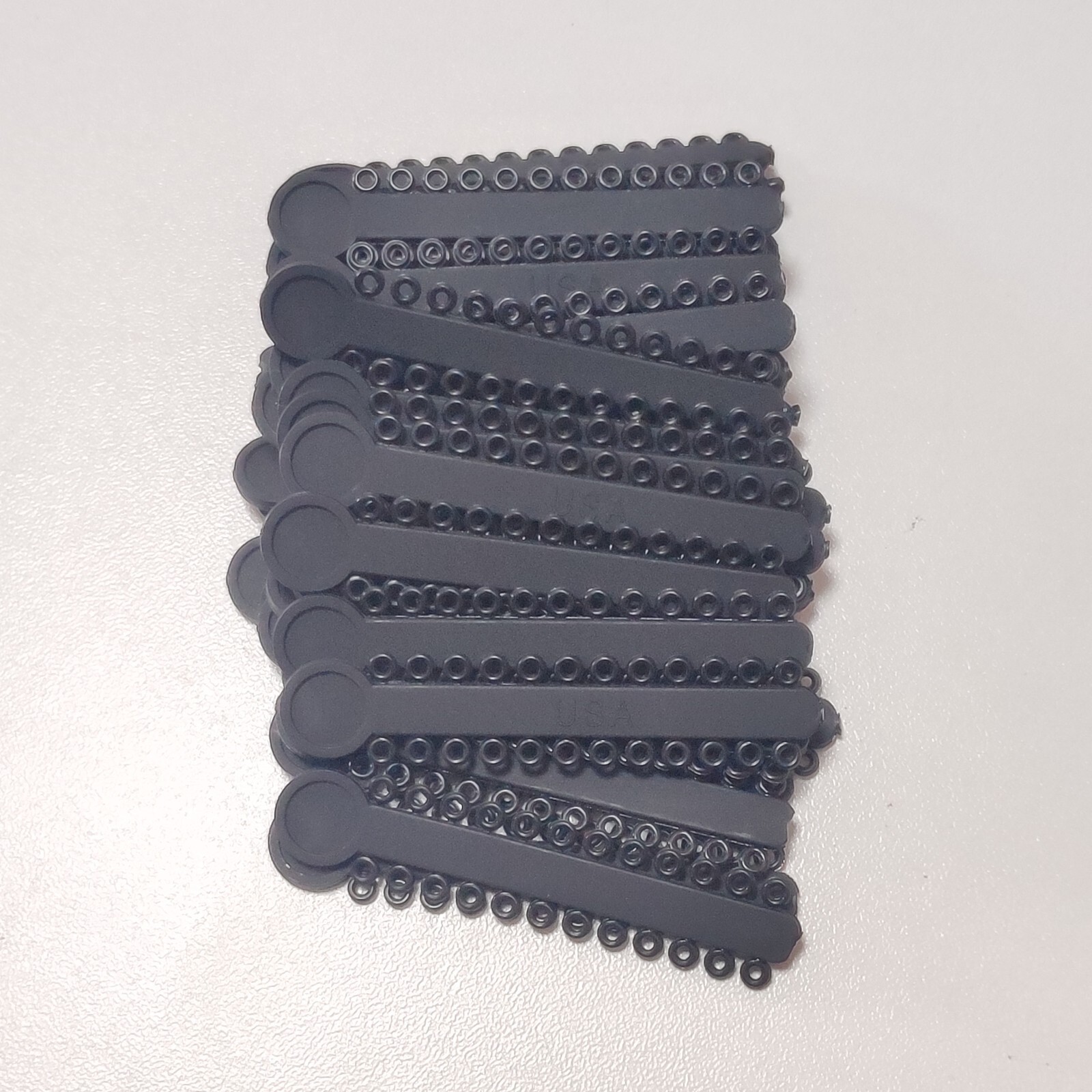 10Packs/10080pcs Dental Ligature Ties Orthodontic Elastic Rubber Bands 38 Colors