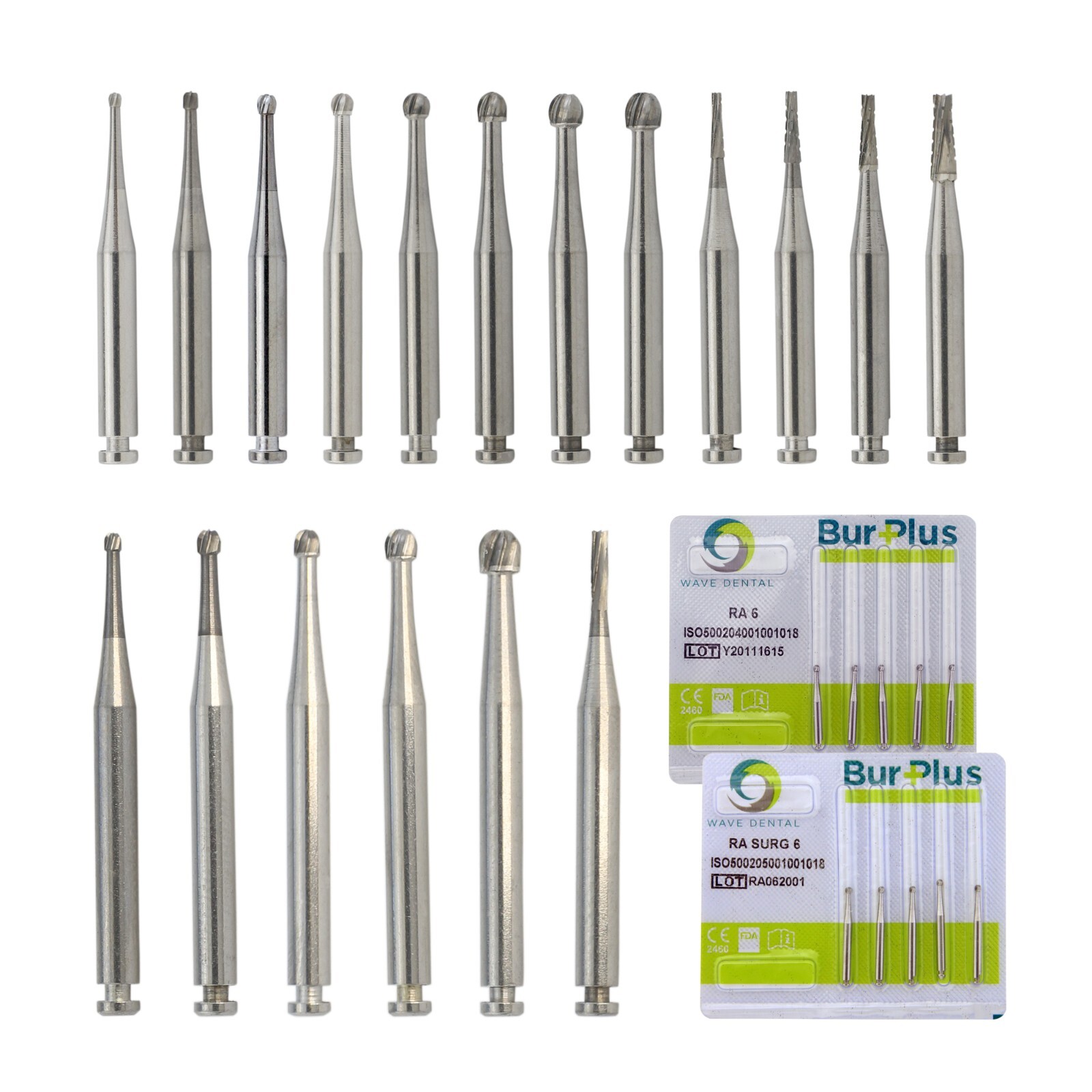 Wave Dental Carbide Bur Latch for Slow Speed Contra Angle RA 22mm Surgical 26mm