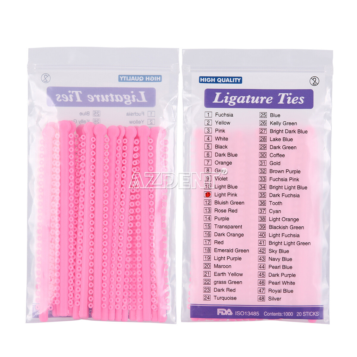 1000pcs Dental Orthodontic Ligature Ties Elastic Rubber Bands For Brackets Brace