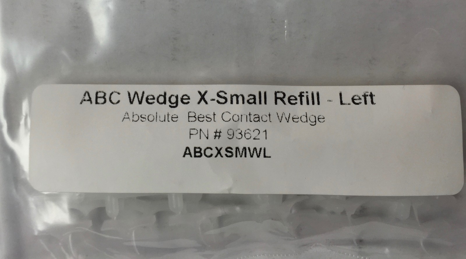 ABC Wedge Extra Small refill left 24/pack White To restore the difficult class2