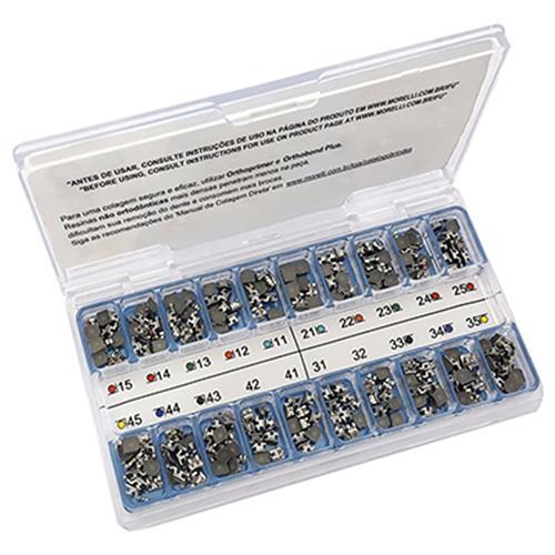 Dental Orthodontic Morelli Case Max Brackets Roth 3/4/5 Metallic 200pcs