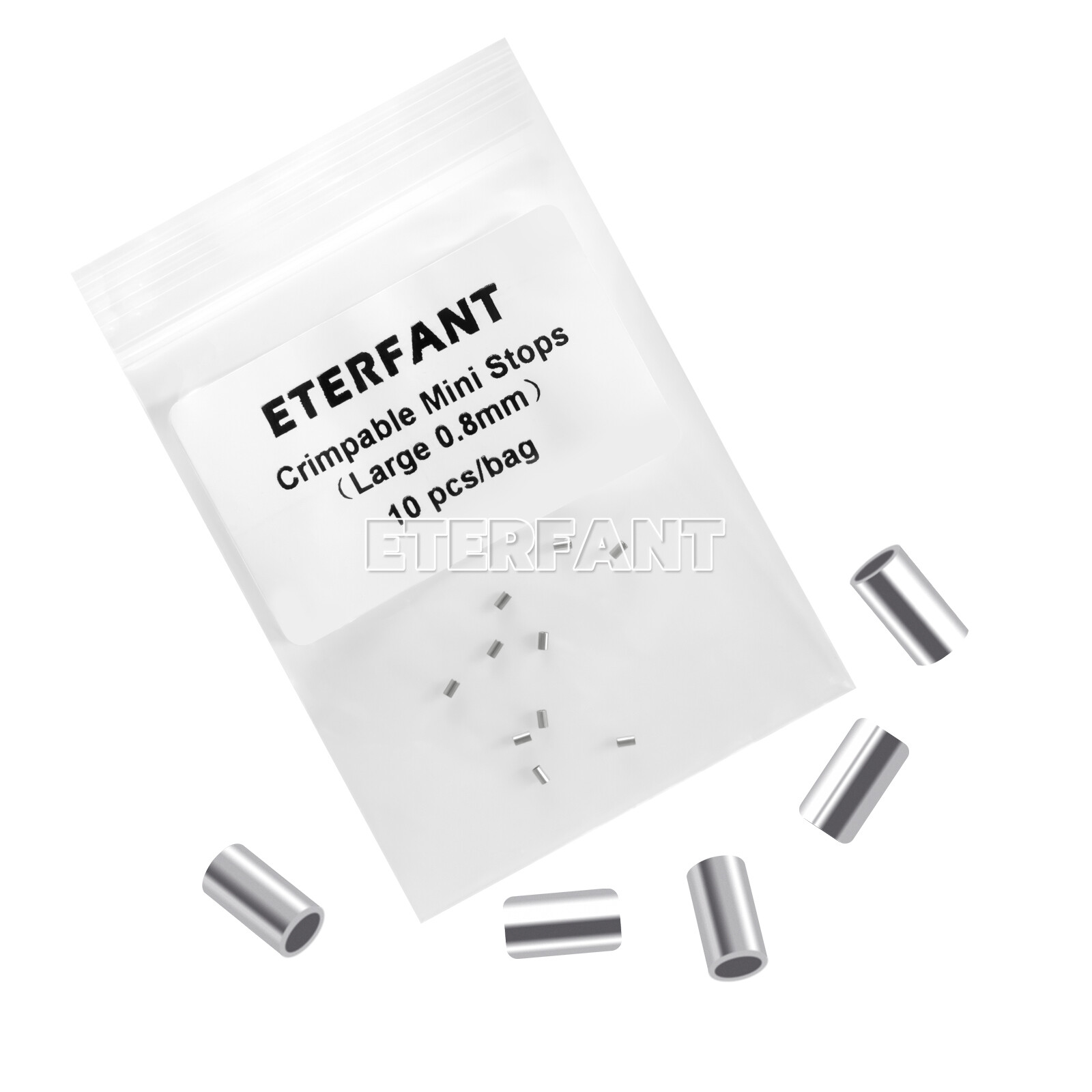 ETERFANT Dental Ortho Crimpable Mini Stops 0.8mm Crimpable Hooks for Round Wires