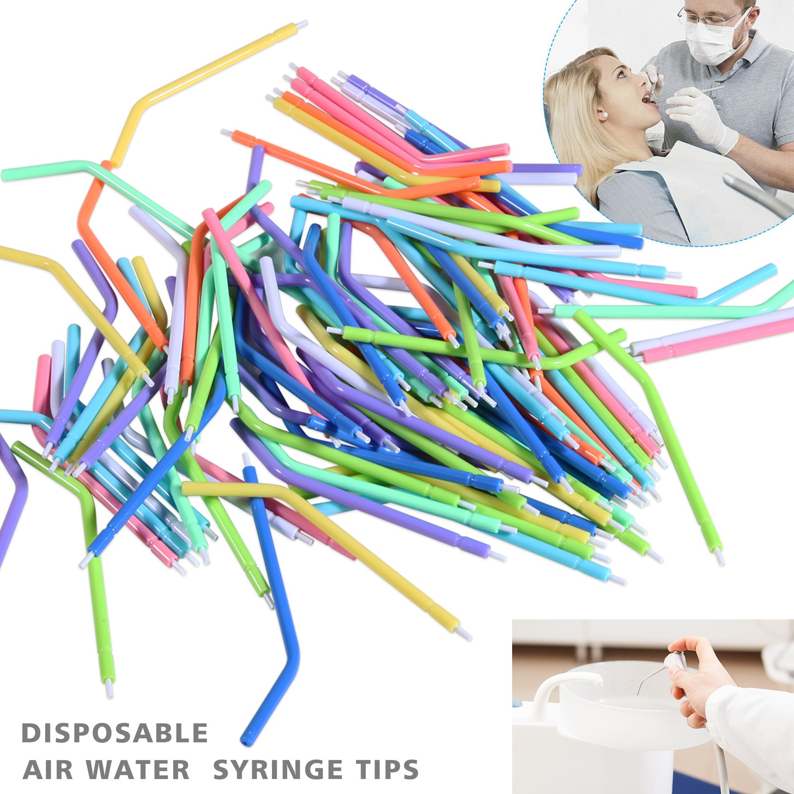 5 Packs Dental Fiber Post Resin Screw Thread Quartz Drills Yellow/Red Yabangbang