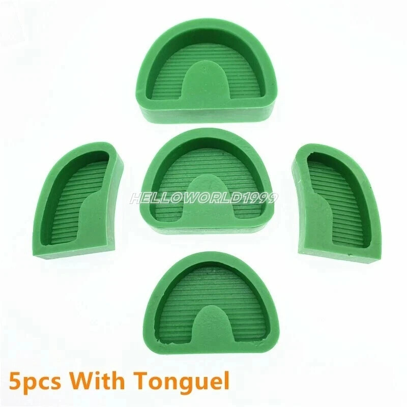 5pc Dental Lab Silicone Rubber Plaster Model Base Molds Dental Mold Plaster Base