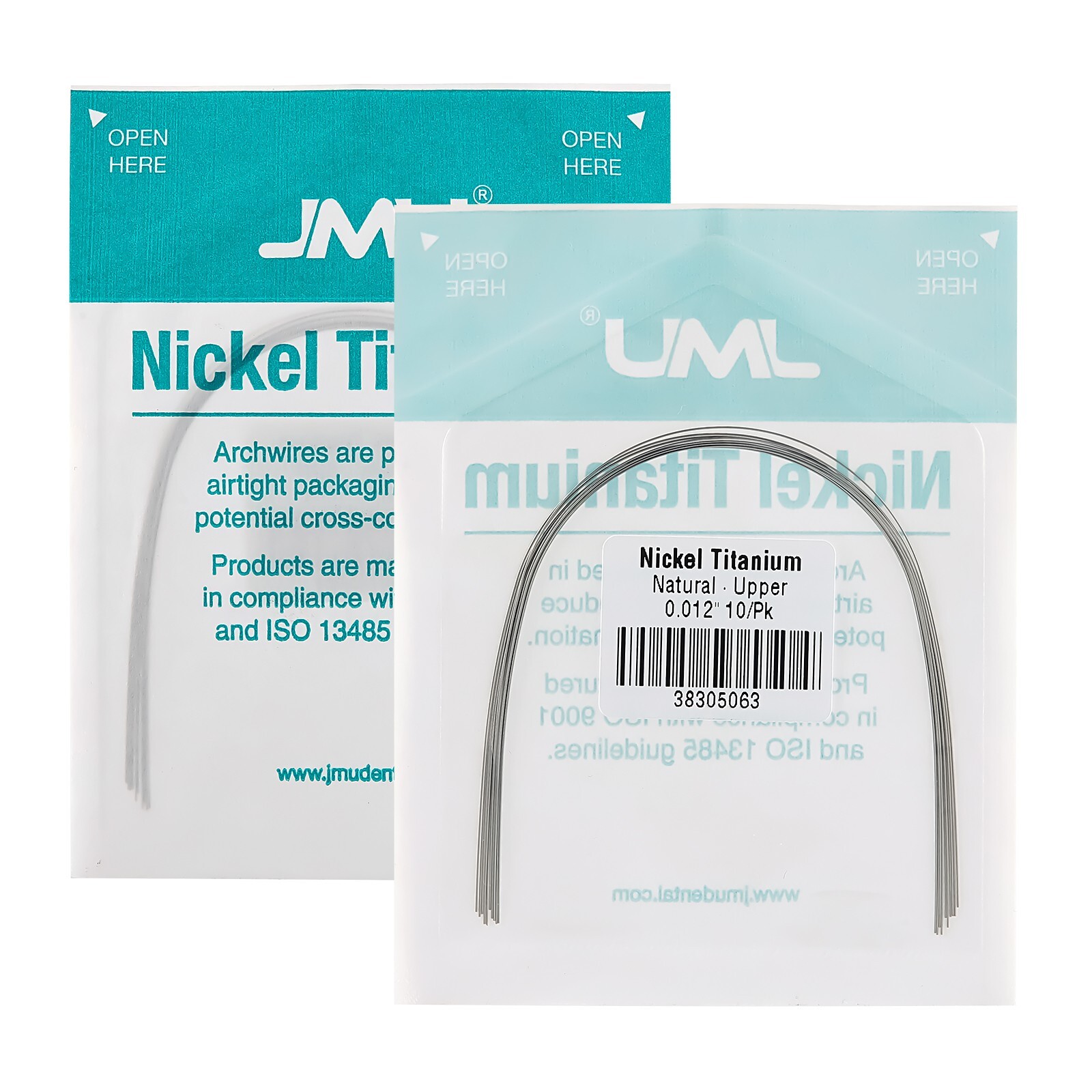100PCS Ortho Super Elastic NiTi Arch Wire Natural Round/ Rectangular Full Sizes