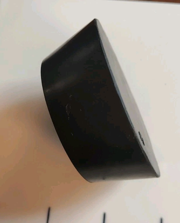 Black Rubber Stopper, 103MM, #15,
