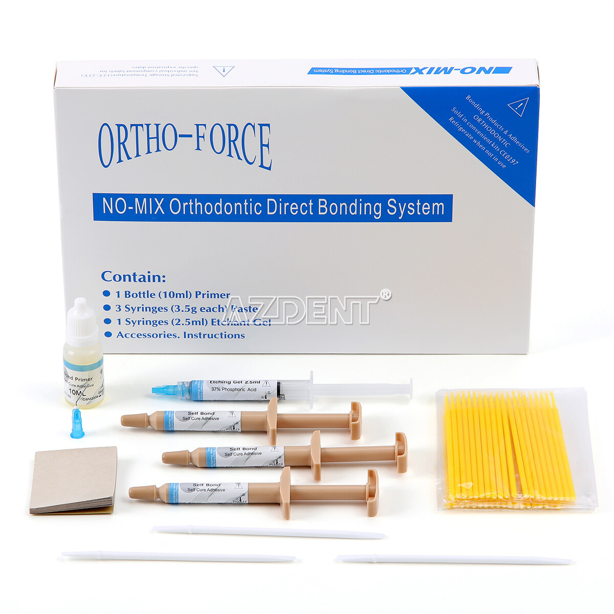 Dental Orthodontic Light Cure Brackets Bonding Adhesive Bonding Etch Gel System