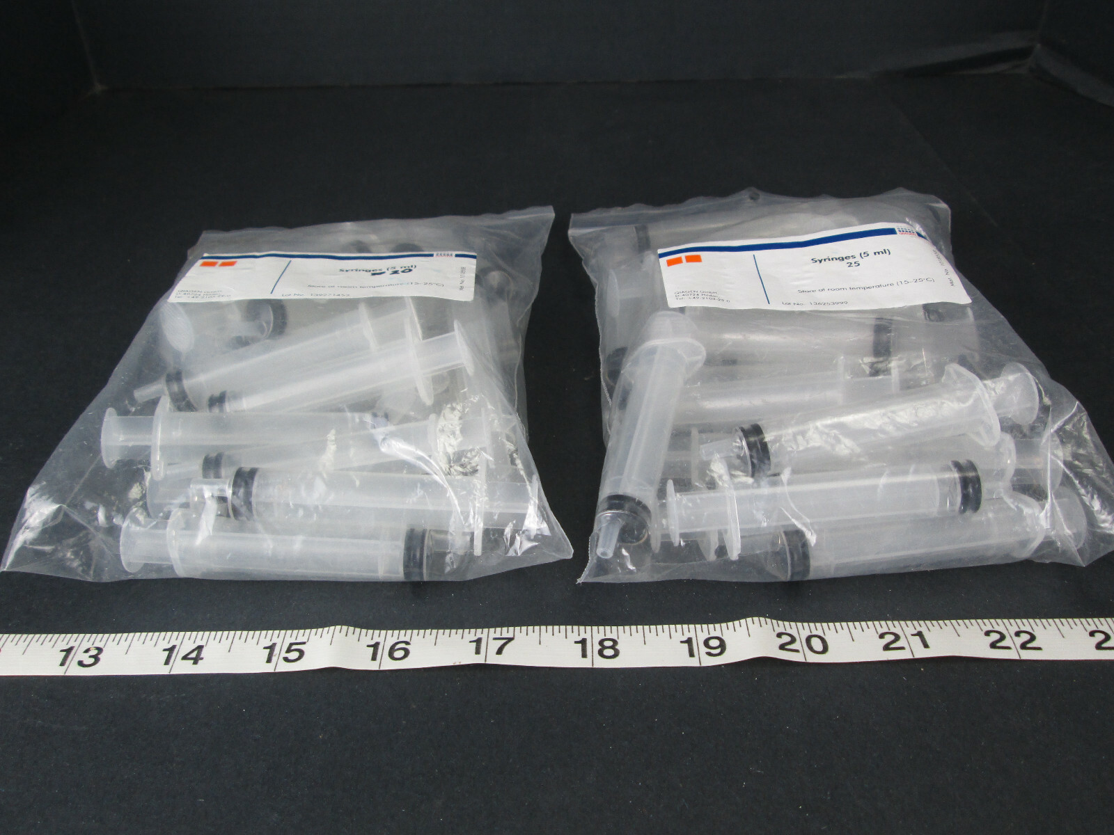 New NOS Lot of 45 Qiagen 5mL Syringes Science Lab Supplies Plasticware Medical