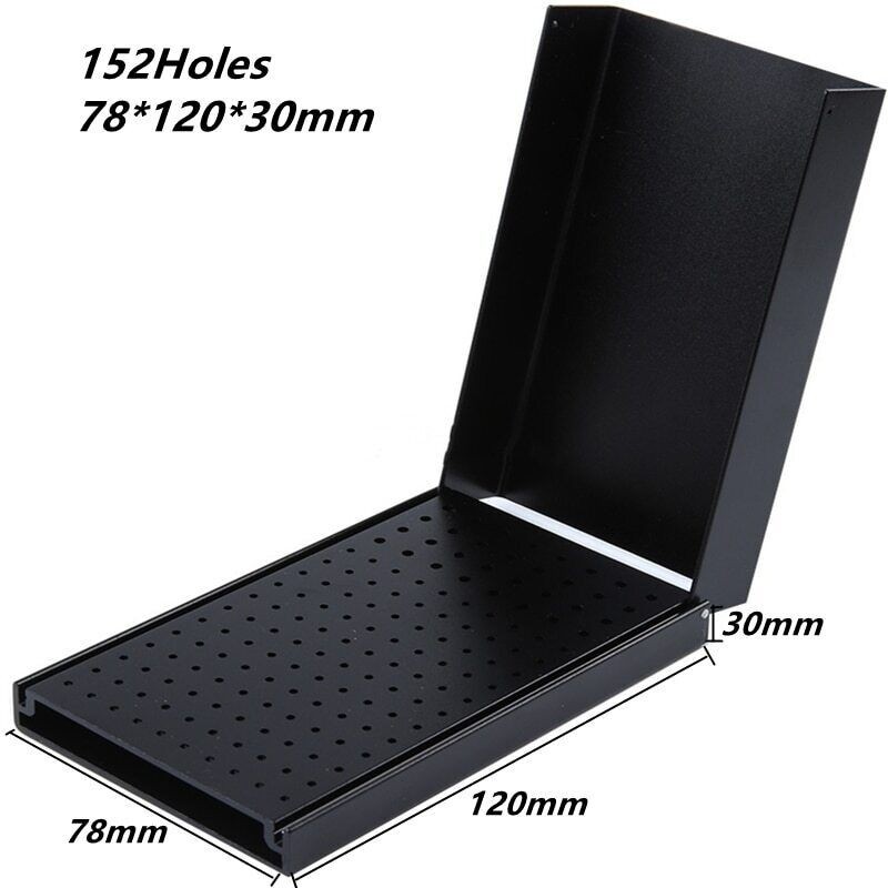 Dental Bur Holder Block Disinfection Box Case Aluminium Autoclave 24/76/152 Hole