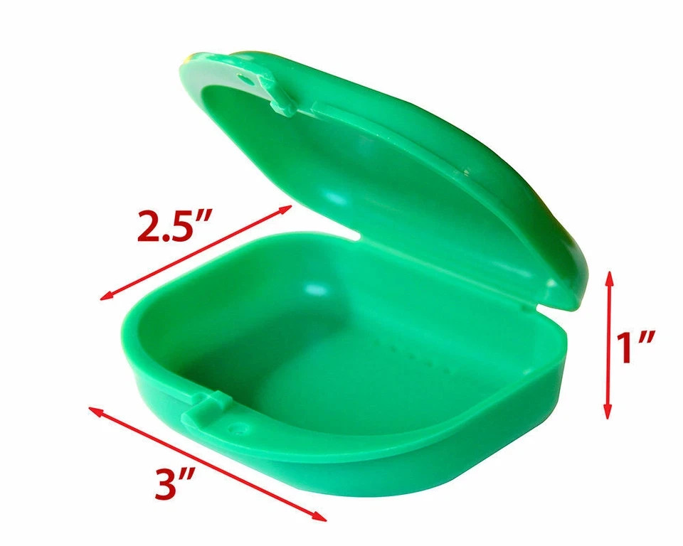 Teeth Dental Orthodontic Retainer Case Box Denture Sport Mouth Guard Storage