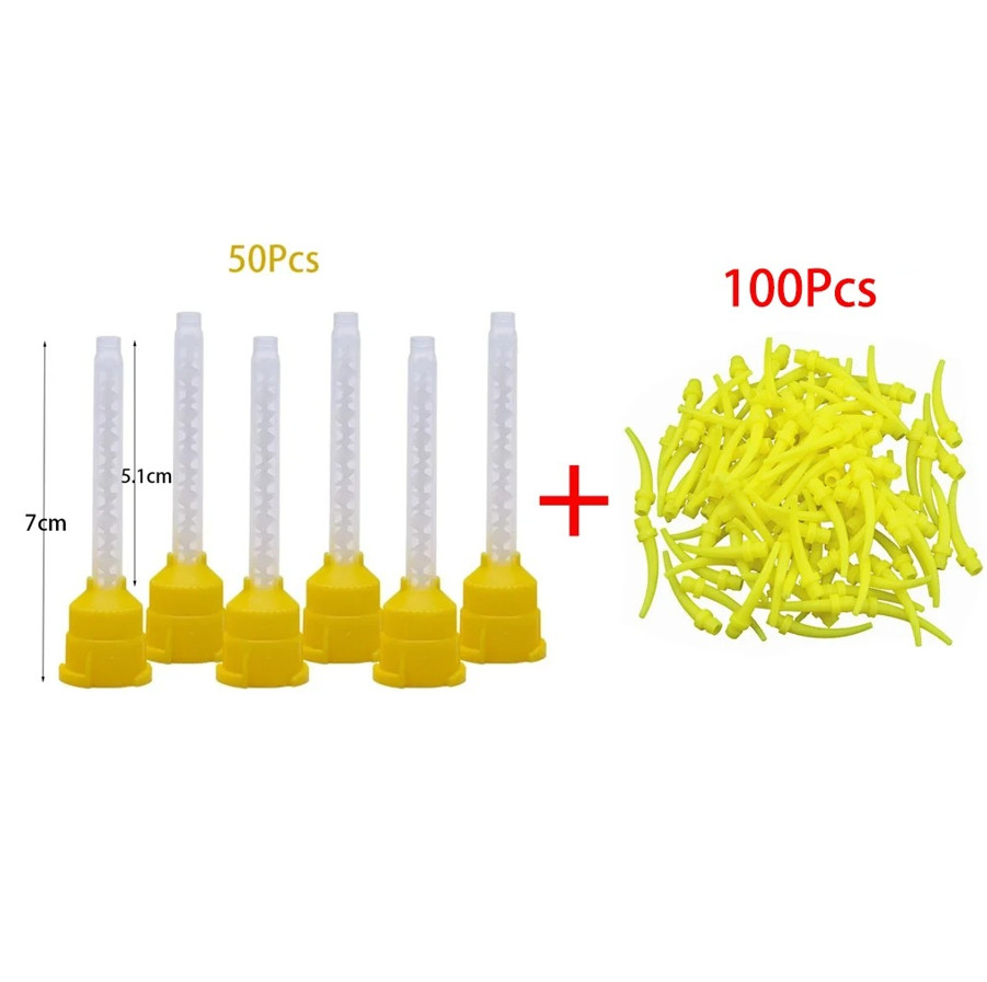 1set Dental Mixing Tips Disposable Impression Nozzle Tubes Dentistry Lab Product