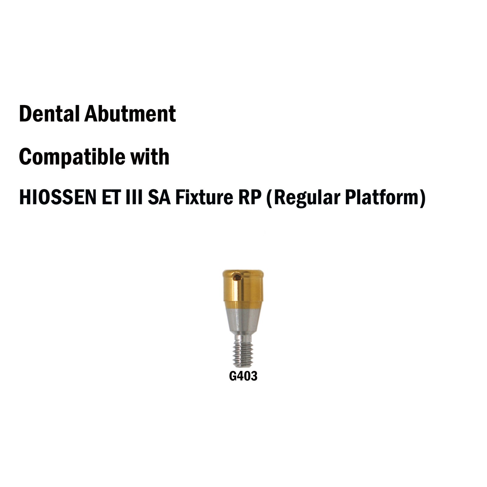 Dental Locator Abutment Attachment for Osstem Hiossen Mini Regular GH1/2/3/4/5/6