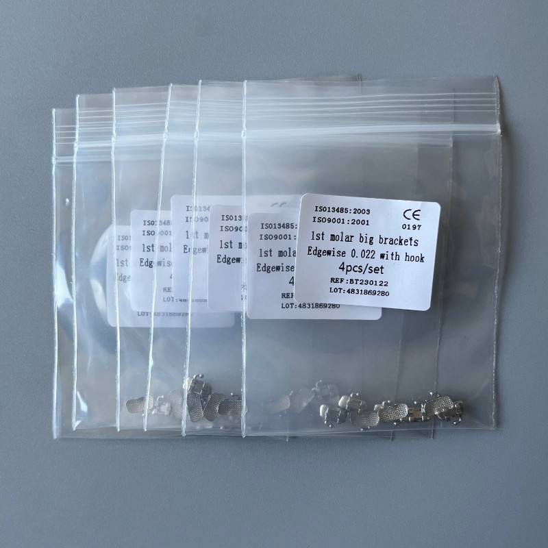 20Kits Dental 1st Brackets Molar Wide Big Bracket Orthodontic Roth MBT Edg 022 H