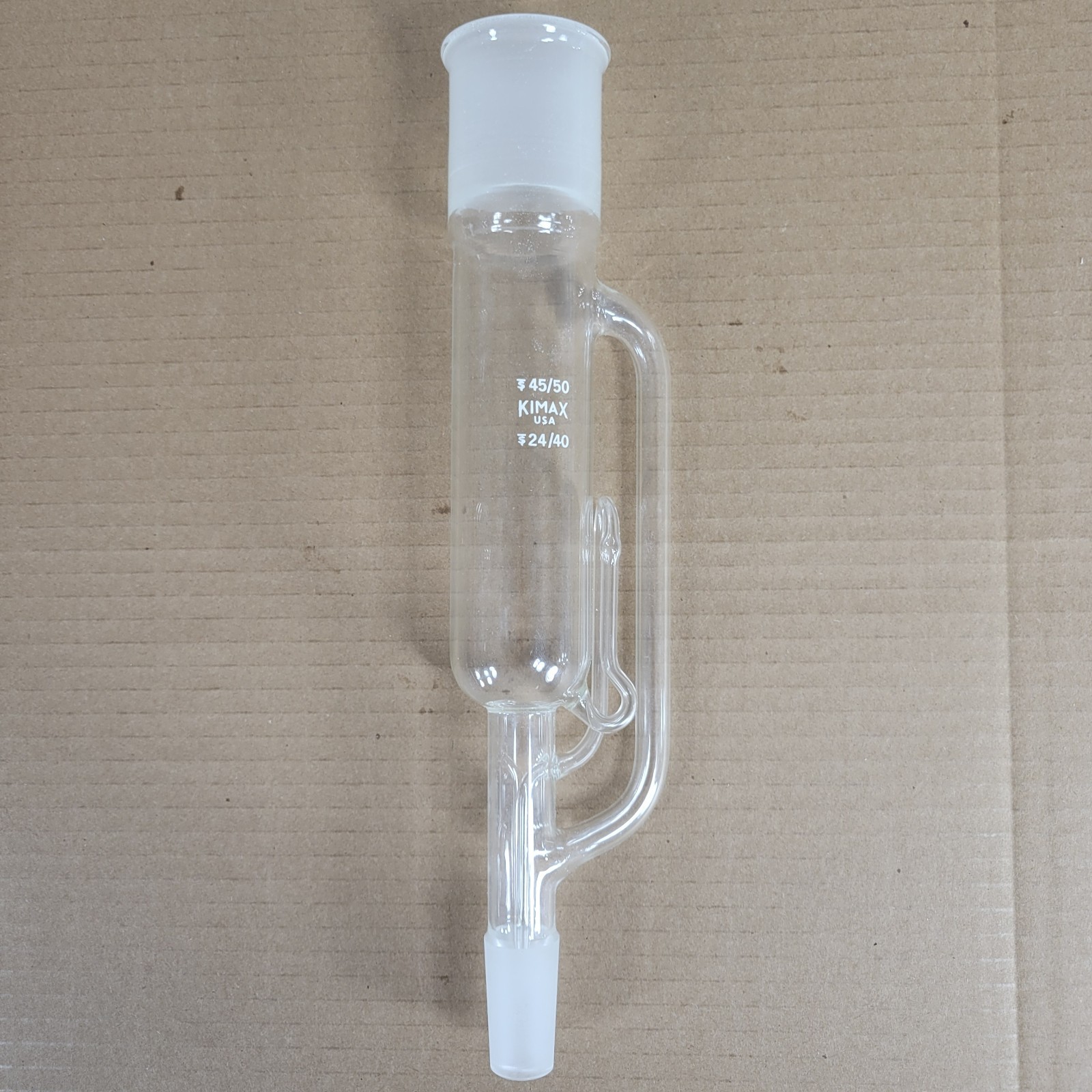 Set Of Kimax/Generic Glassware Soxhlet Extractors CNs 45/50 Top 24/40 Bottom