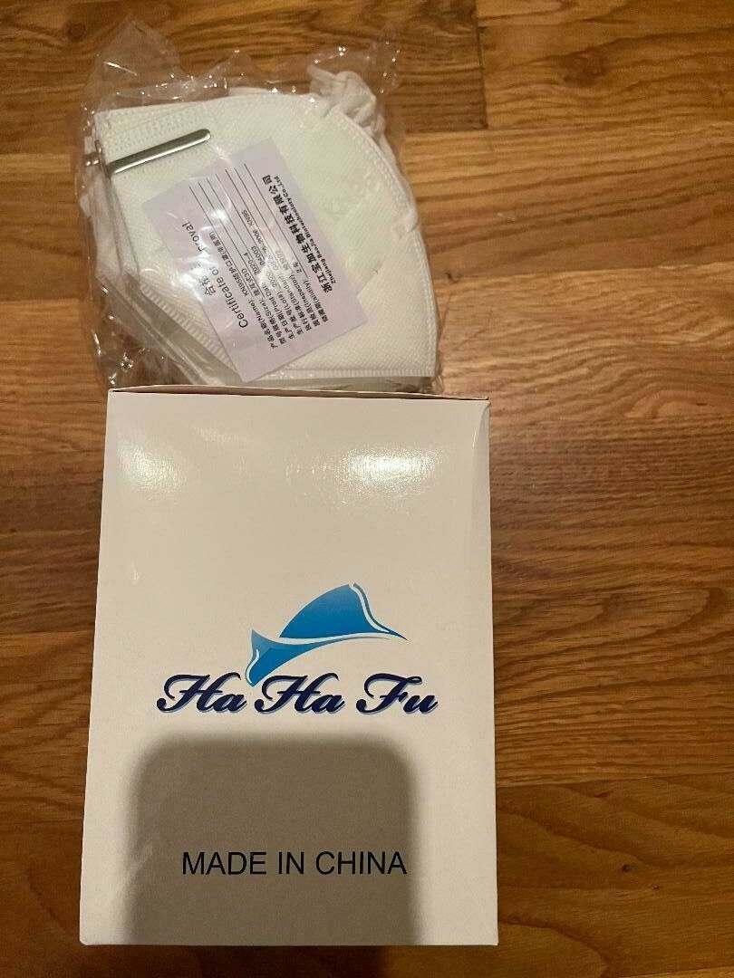 Lot of (2) KN95 Mask- pack of 20, Ha Ha Fu, Zhejiang Baojia Bio Tech