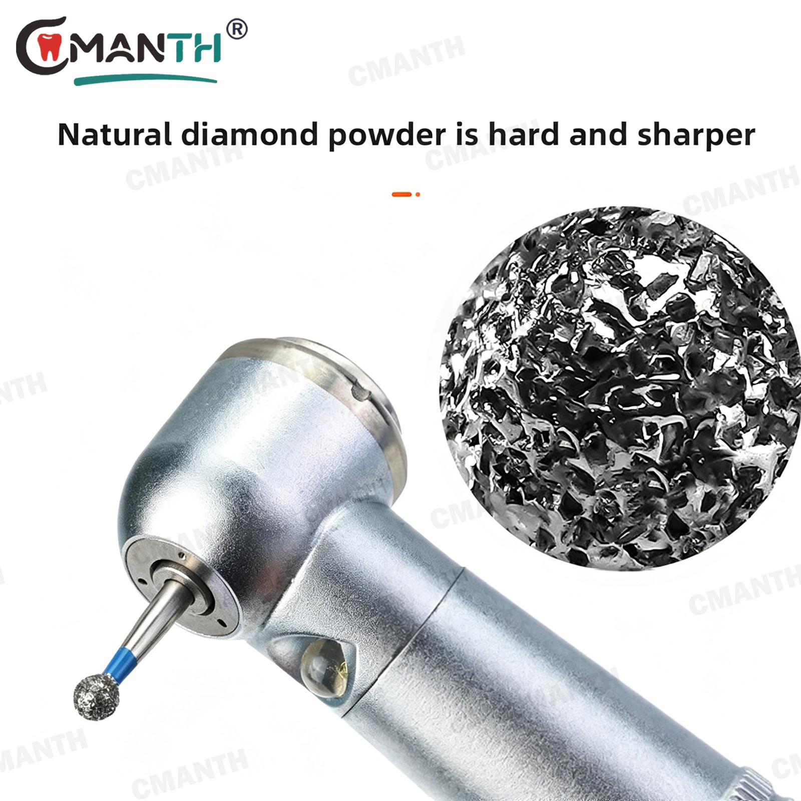 20PCS Dental FG Diamond Burs Taper Round Coarse/Fine Grit High Speed Burs 40Type