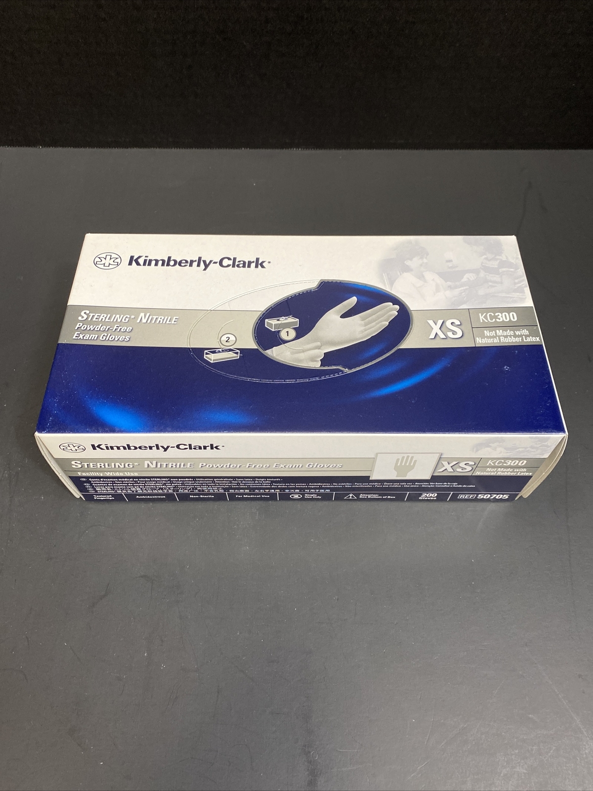 Kimberly-Clark Nitrile Gloves Extra Small 10 Boxes with 200 Gloves Each