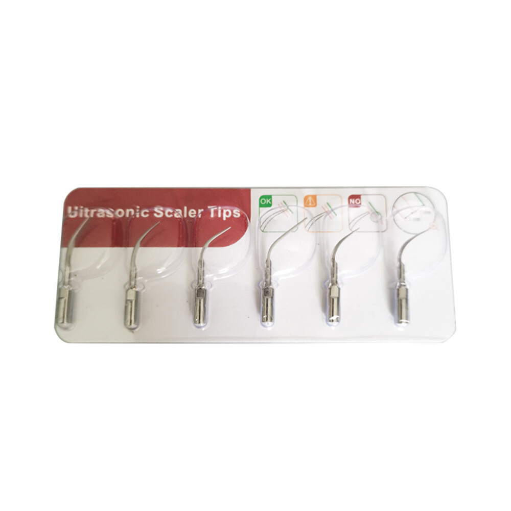 6Pcs G1 -G6 Scaling Tips for EMS Woodpecker Dental Ultrasonic Scalers Handpiece
