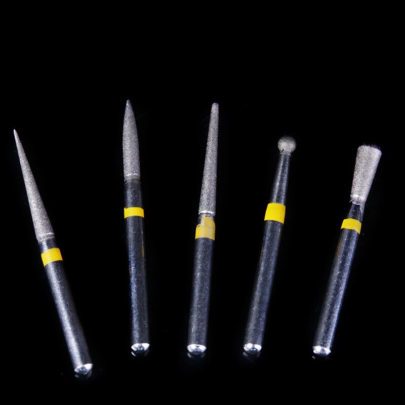 10pc Dental Diamond Burs FG-105 Composite Polishing Kit for High Speed Handpiece