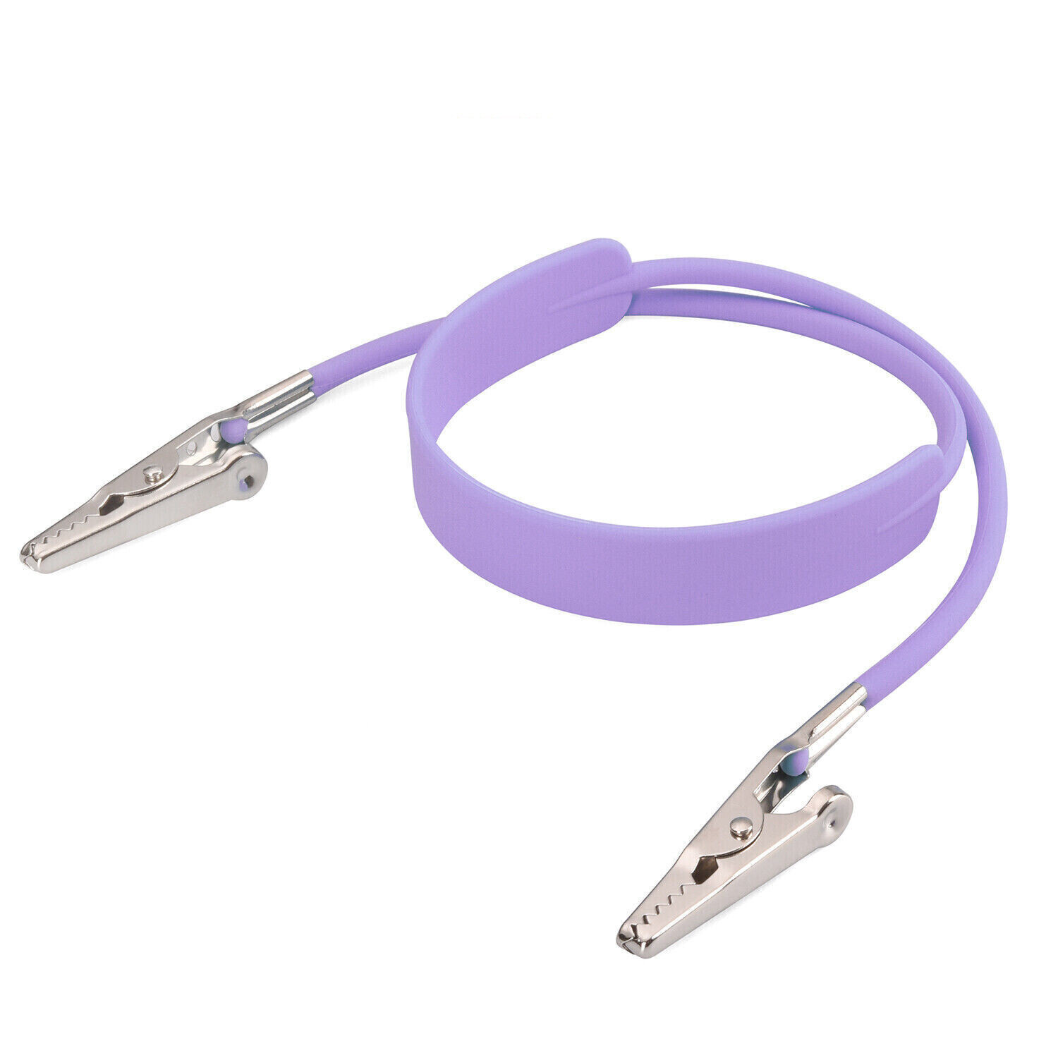 Dental Bib Clips Flexible Autoclavable Silicone Chain Patient Napkin Holder Clip