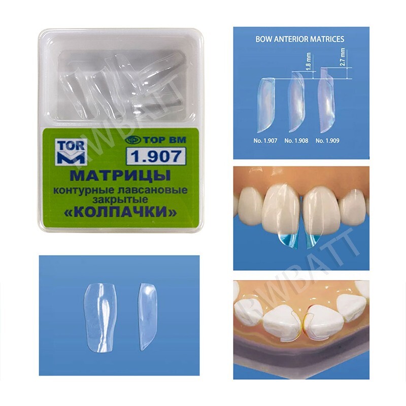 Dental Clear Matrix TOR VM Anterior Matrices Bow BT Matrices Fits Bioclear L/M/S