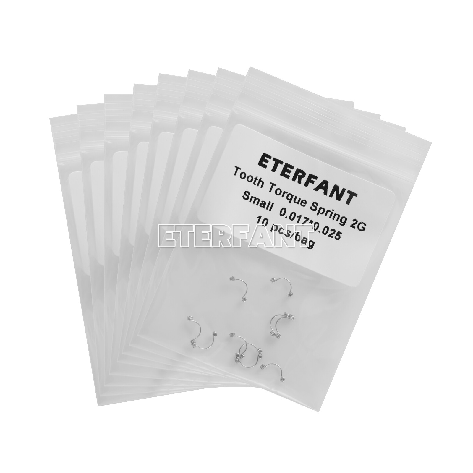 ETERFANT Dental 10PCs/bag Ortho Teeth Anterior Torque Springs Small/Medium/Large