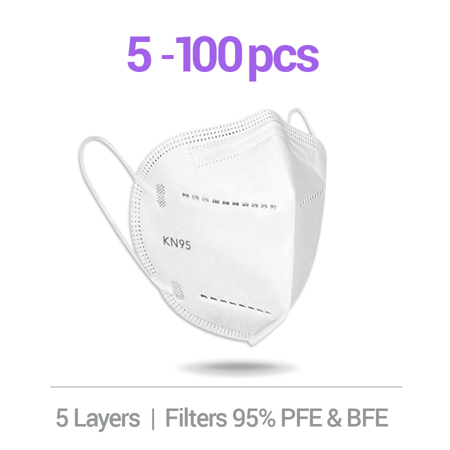 10/50/100 PROMask KN95 Disposable Face Masks 4 Layers Filters 95%+ PFE & BFE