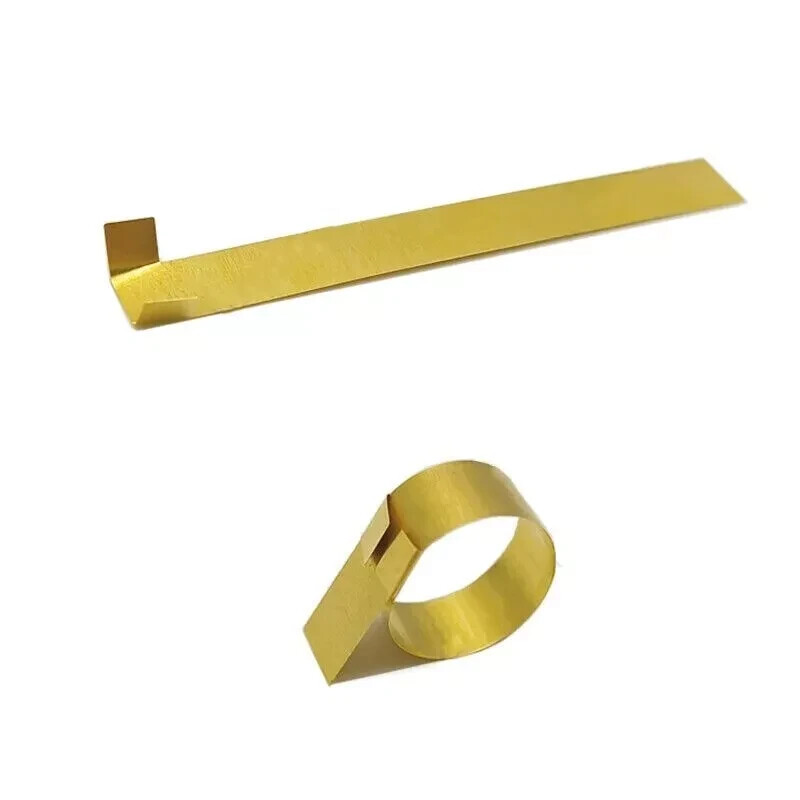 20Pcs/Pack Dental Curved Straight T-Bands Brass Wide Operatory Restorations Tool