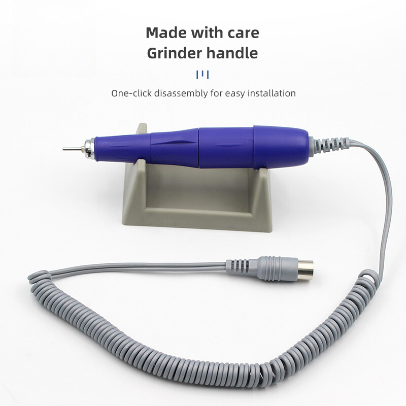 Dental Lab Electric Micromotor Polishing Unit + 35000Rpm Motor Handpiece Bur