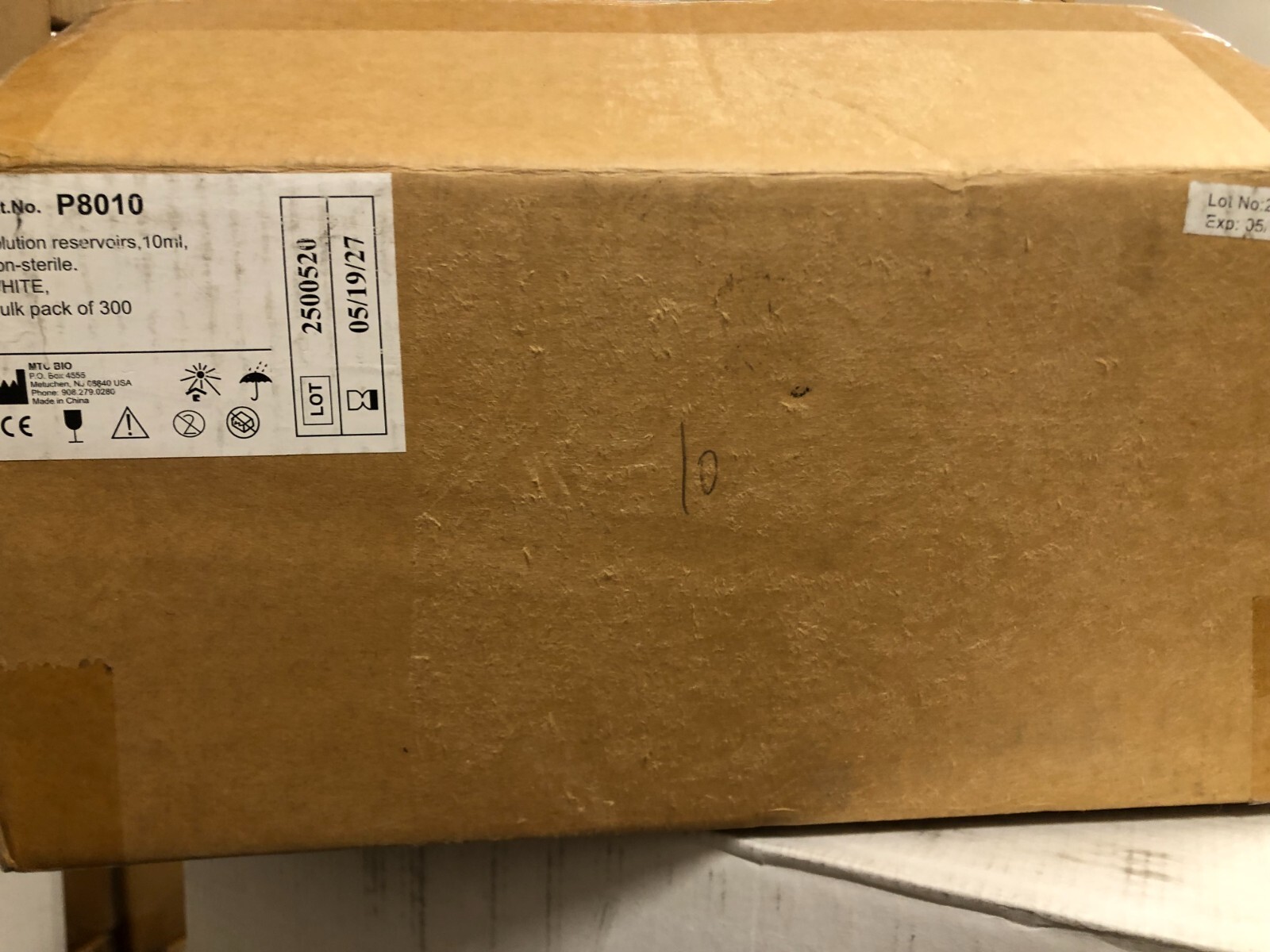 10ml reservoir, Bulk, Non-sterile, 300/Case