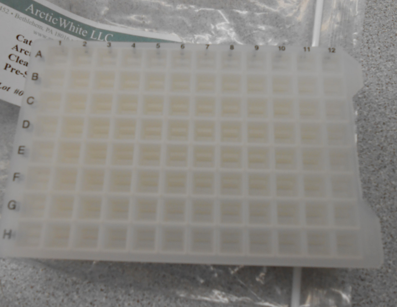 ARCTIC WHITE #AWSM-1003SAM-PAR ARCTISEAL 96-WELL SQUARE MAT W/PTFE COATING 8/PK
