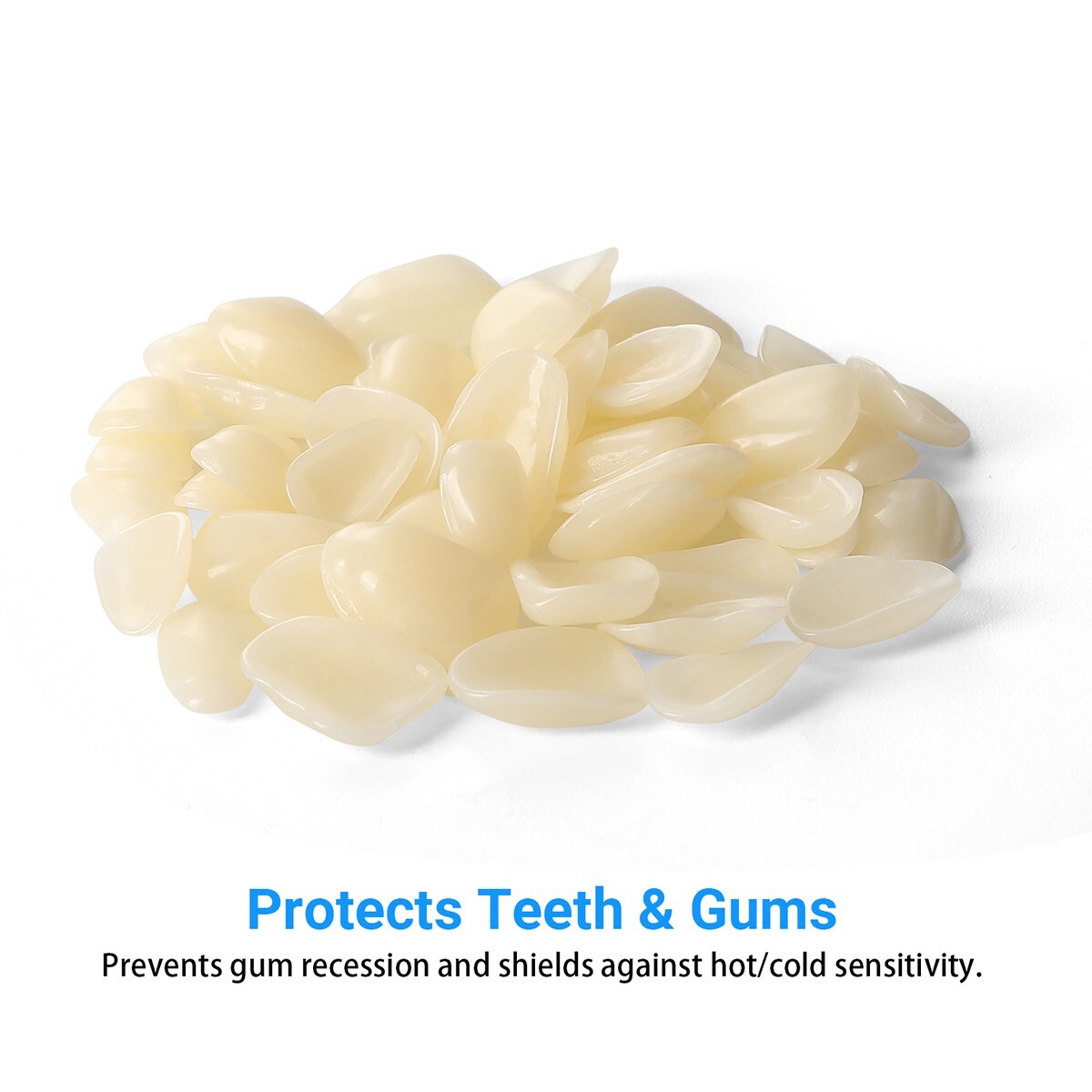 100 Pieces Dental Resin Teeth Temporary Crown Tooth Veneers Whitening Set A1 A2