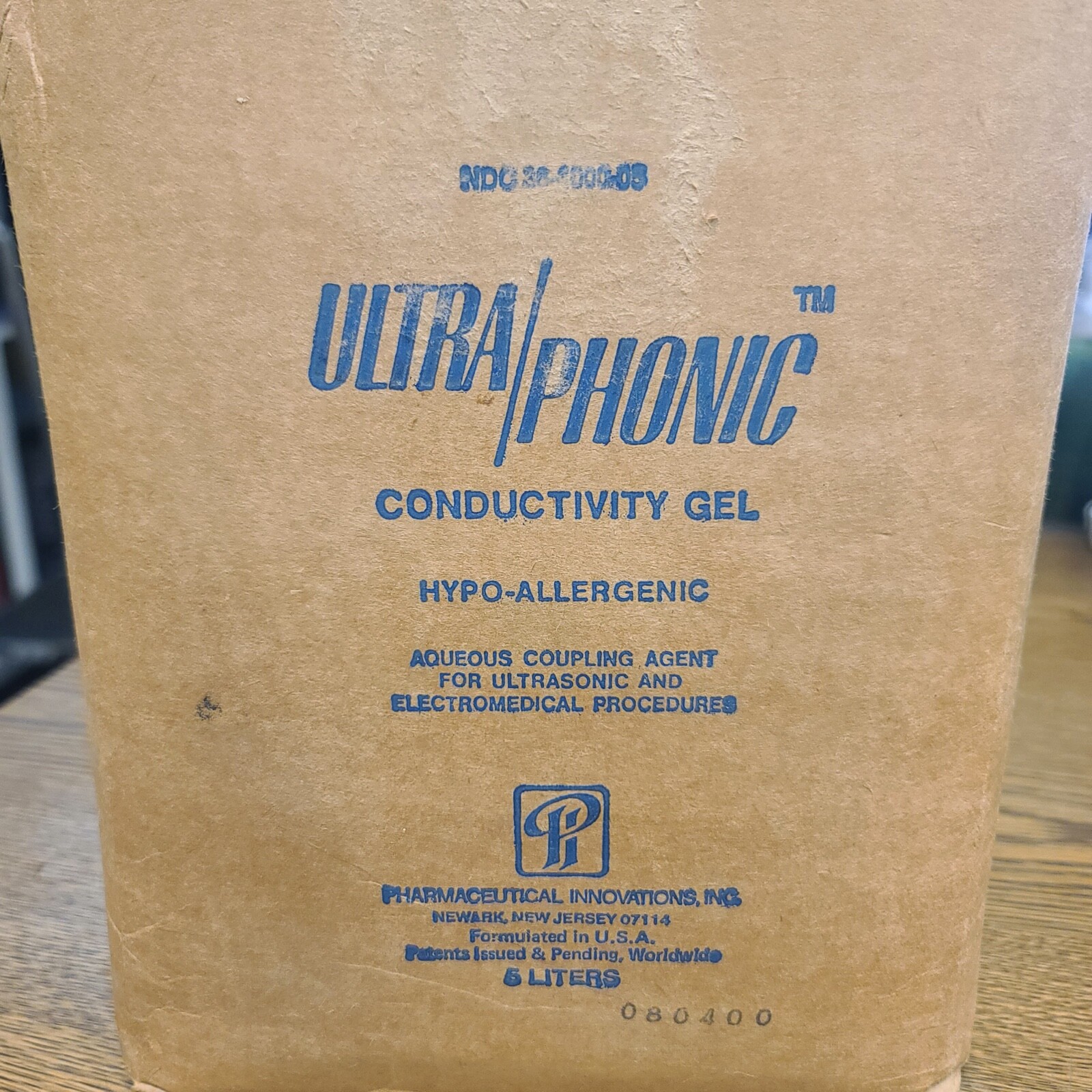 Lot of Two ~ 5-Liter Ultra/Phonic Conductivity Gel