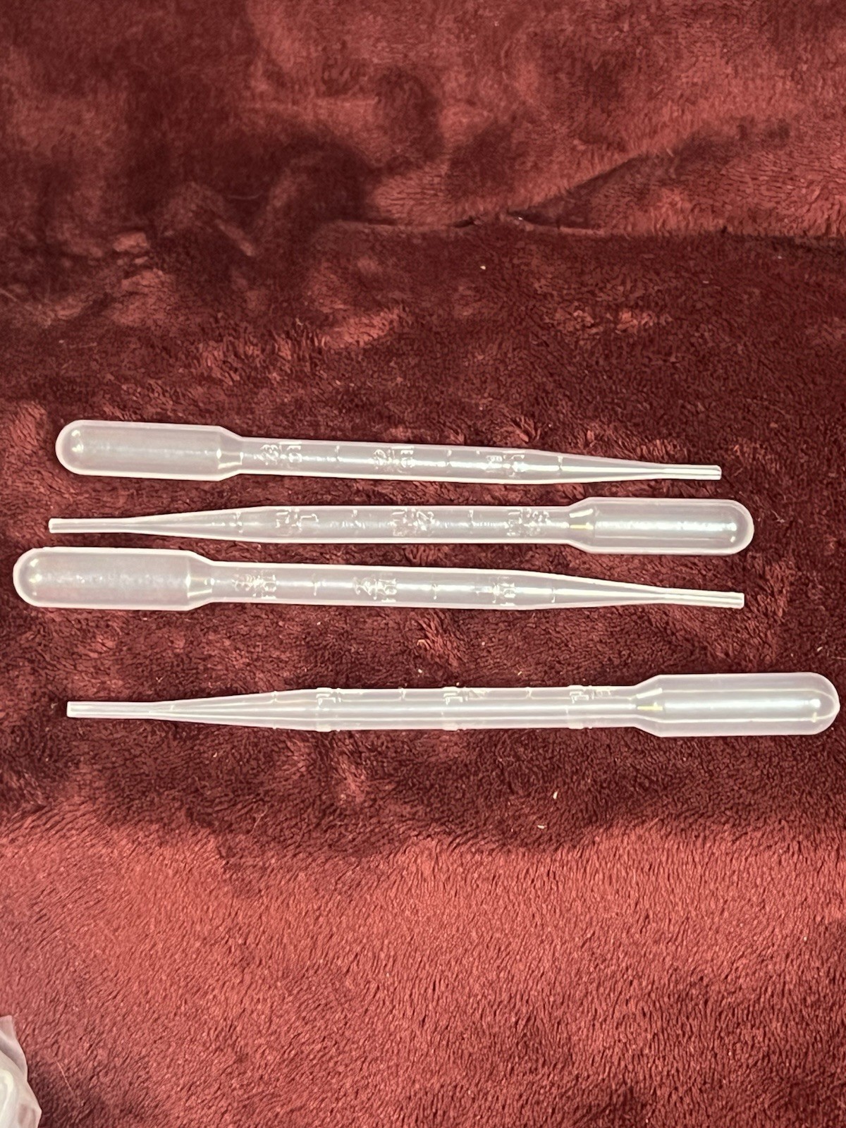 100 plastic transfer pipettes droppers graduated 3 ml 3ml Pasture (1758)