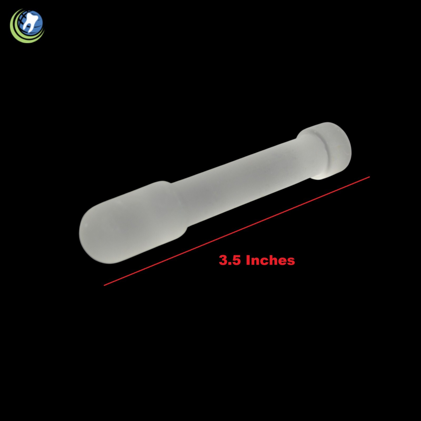 DENTAL MEDICAL LABORATORY PESTLE FROSTED GLASS GRINDING 431-1191 DENTAL EMPORIUM
