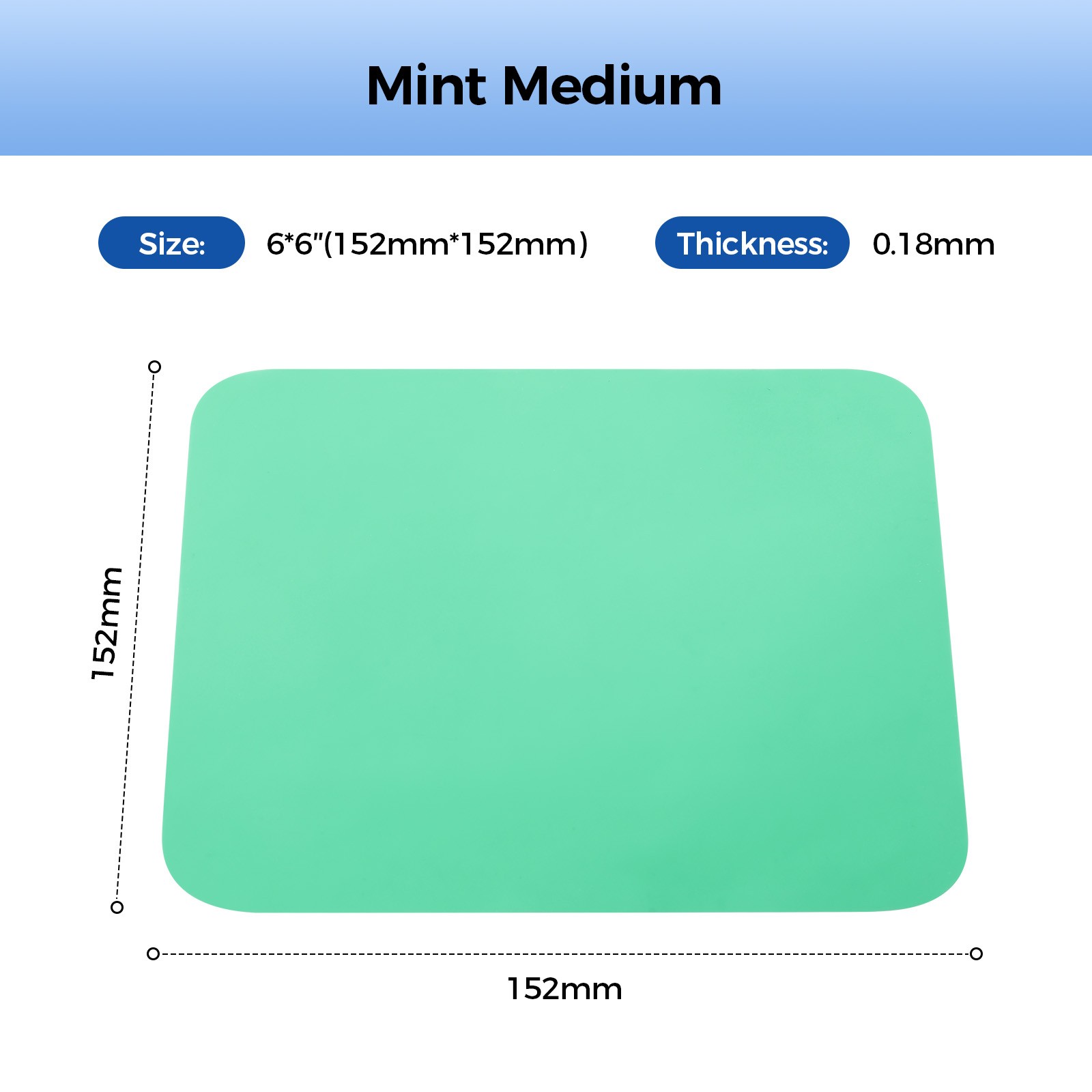 JMU Dental Rubber Dam Natural Latex Dental DIFFERENT COLORFUL 36 Sheets/Box