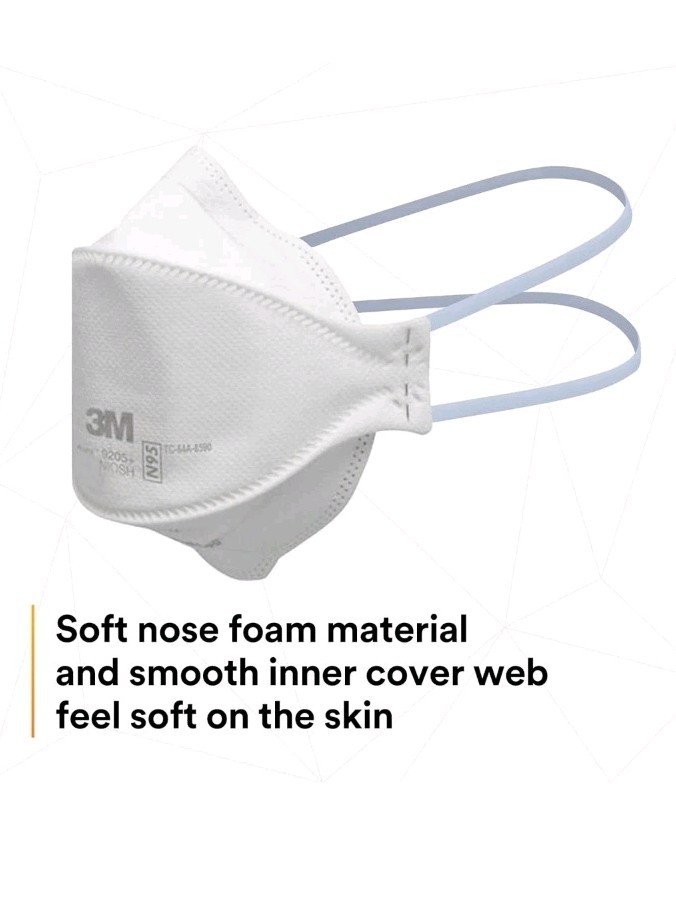 50 Pack! 3M Aura 9205+ N95 NIOSH Approved Particulate Respirator Face Mask