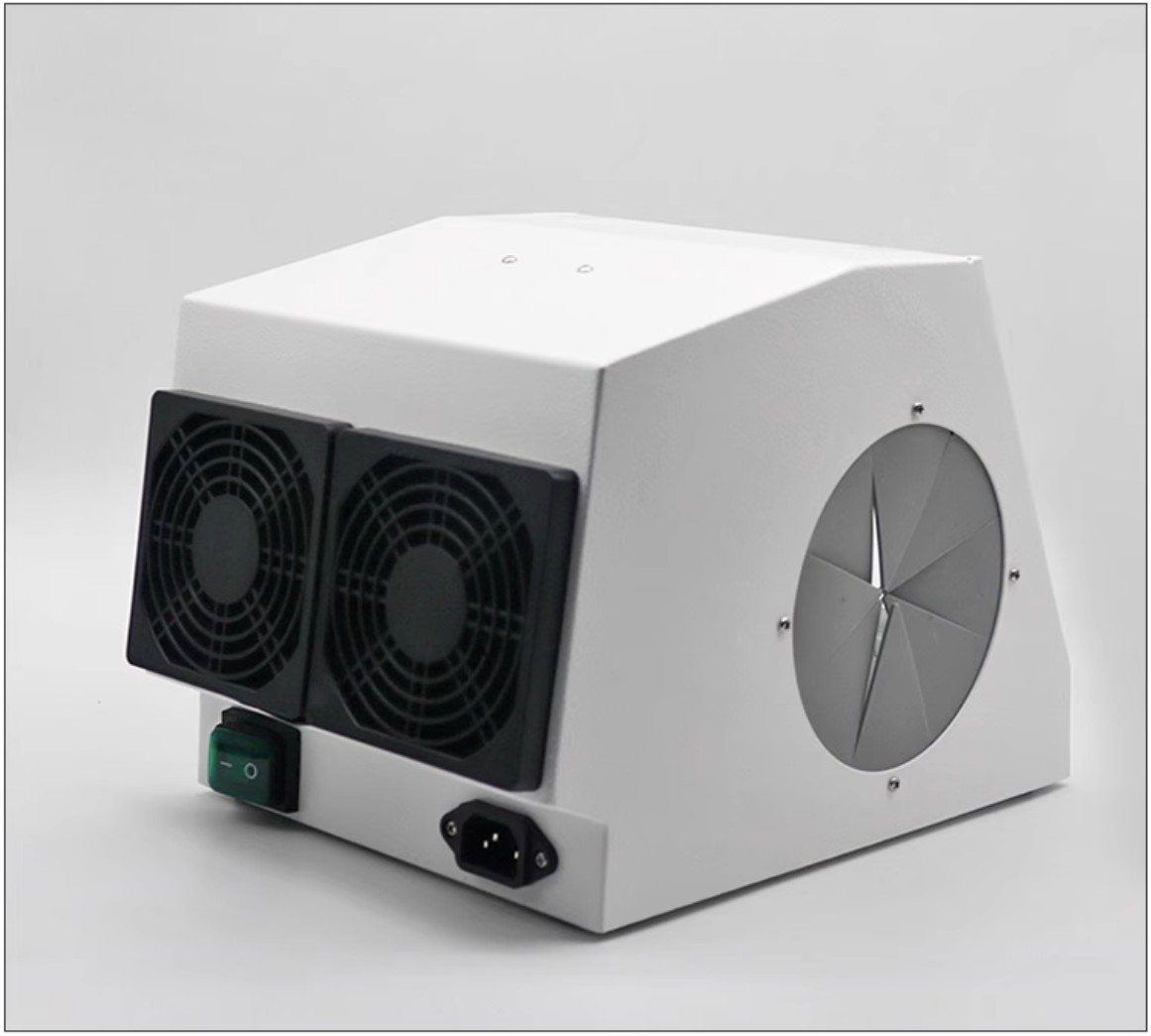 Dental Dust Collector Grinding Polishing Sandblasting Dust Box Sandblaster US/EU