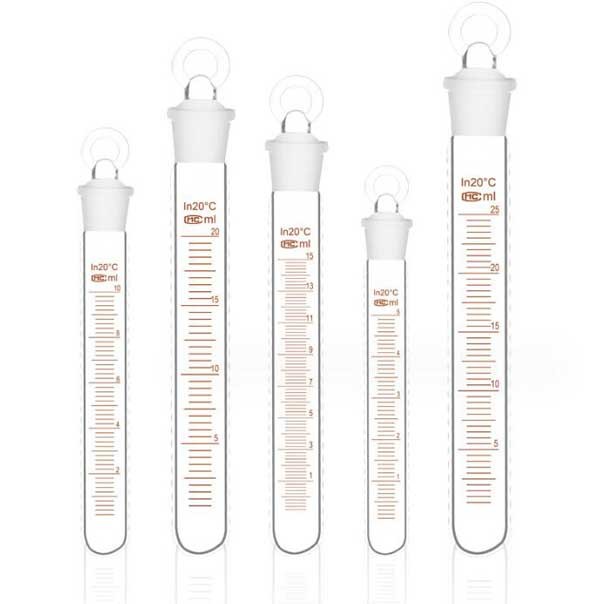 5ml-100ml Round-bottomed Transparent graduated Glass Tube Lab Sample Container