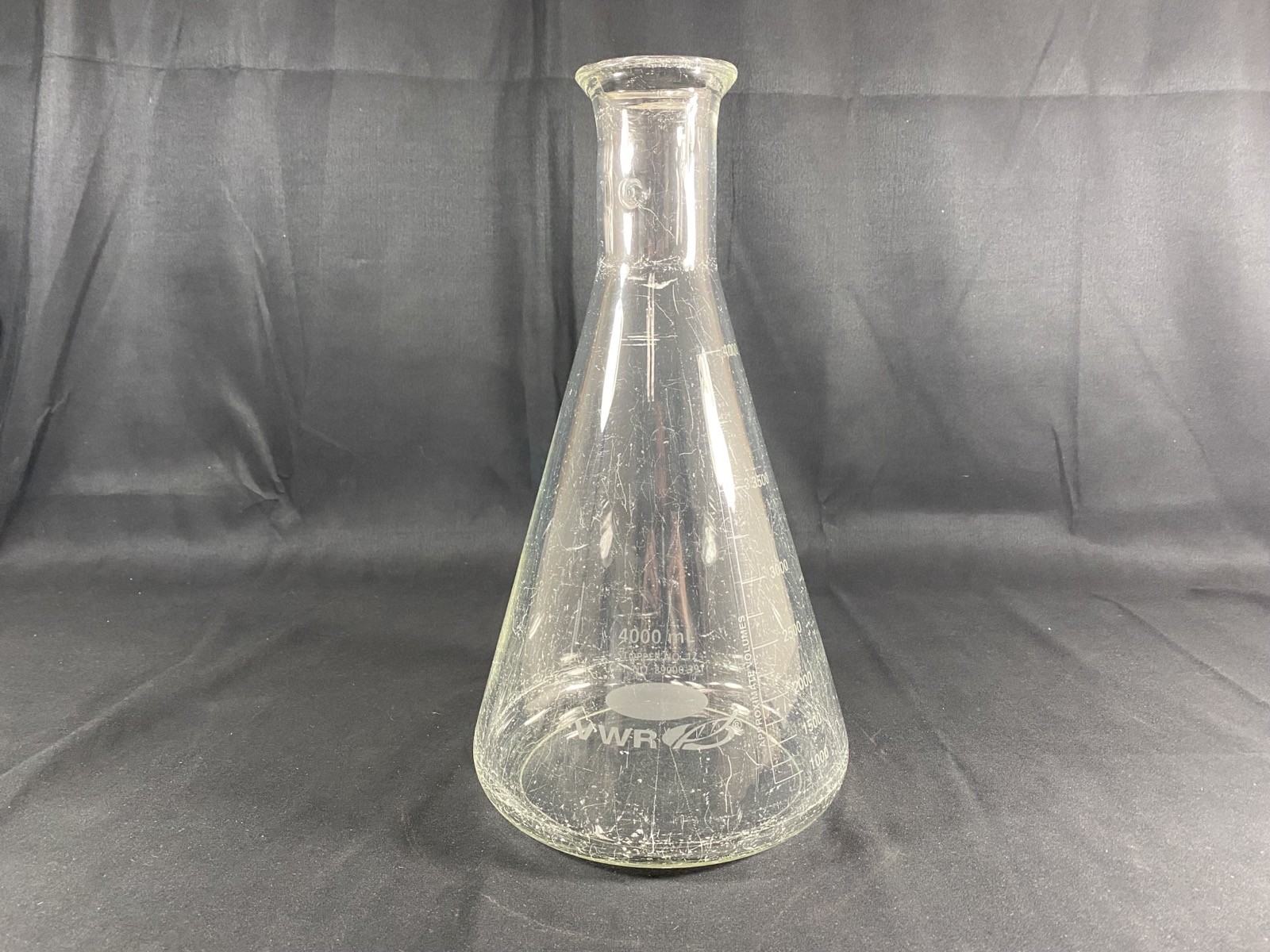 VWR 4000mL 4L Heavy Wall Filtering Flask With Sidearm Tubulation 89000-391 #2
