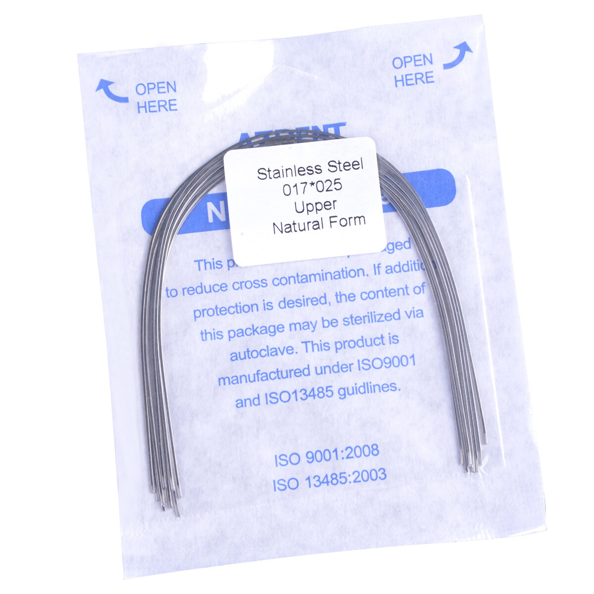 AZDENT Dental Stainless Steel Rectangular Arch Wires Nature Form / Oval Form