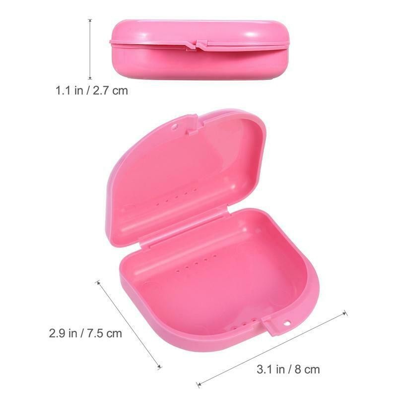 Orthodontic Retainer Box Teeth Mouth Denture Dental Case Guard Storage Container