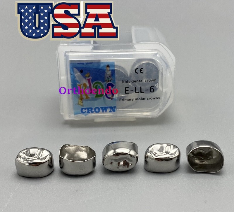 Dental Pediatric Crown Kids stainless steel molar crowns preformed Primary